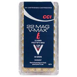 CCI 22WMR V-Max 30gr